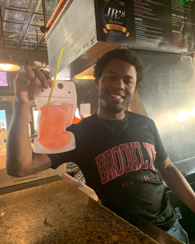 For a limited time, come try out this Chuckle True Blood drink for spooky season!