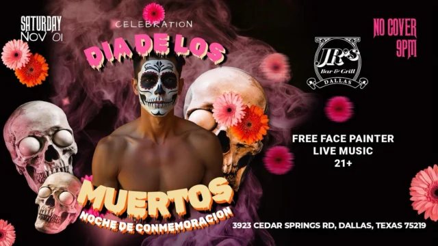 Dias de los muertos is almost among us. Come celebrate at JR’s this Saturday and enjoy live music and FREE FACE PAINTING, courtesy of Espolòn Tequila. Also, check out our mobile Espolon margarita and shot wagon.